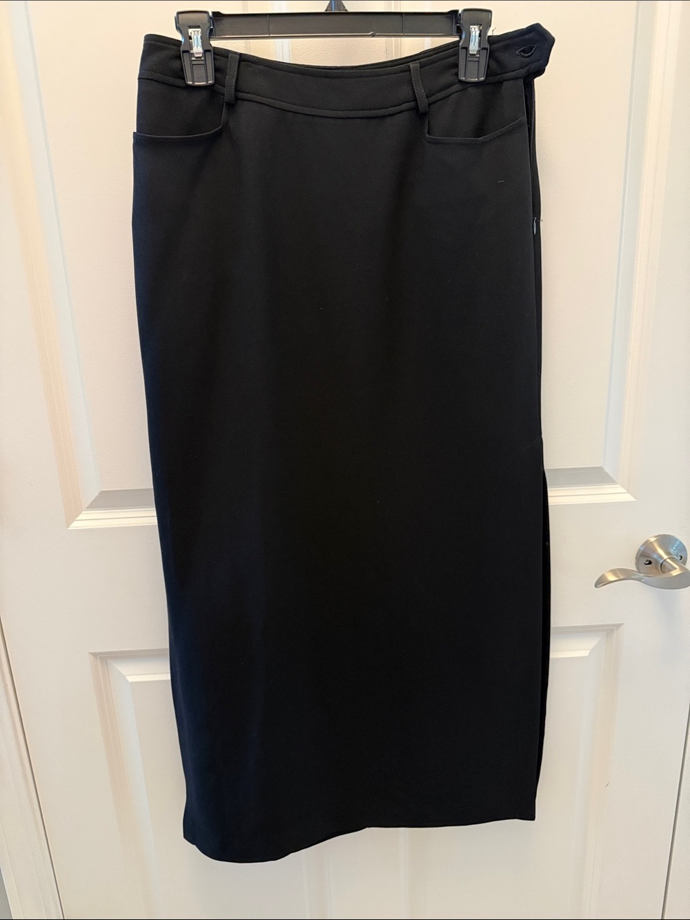 BCBGMaxAzria Black Maxi Pencil Skirt